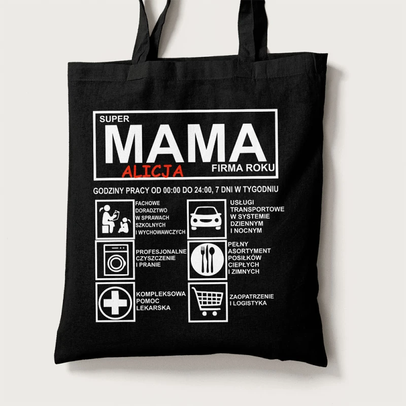 Torba Na Dzień Mamy Z Imieniem