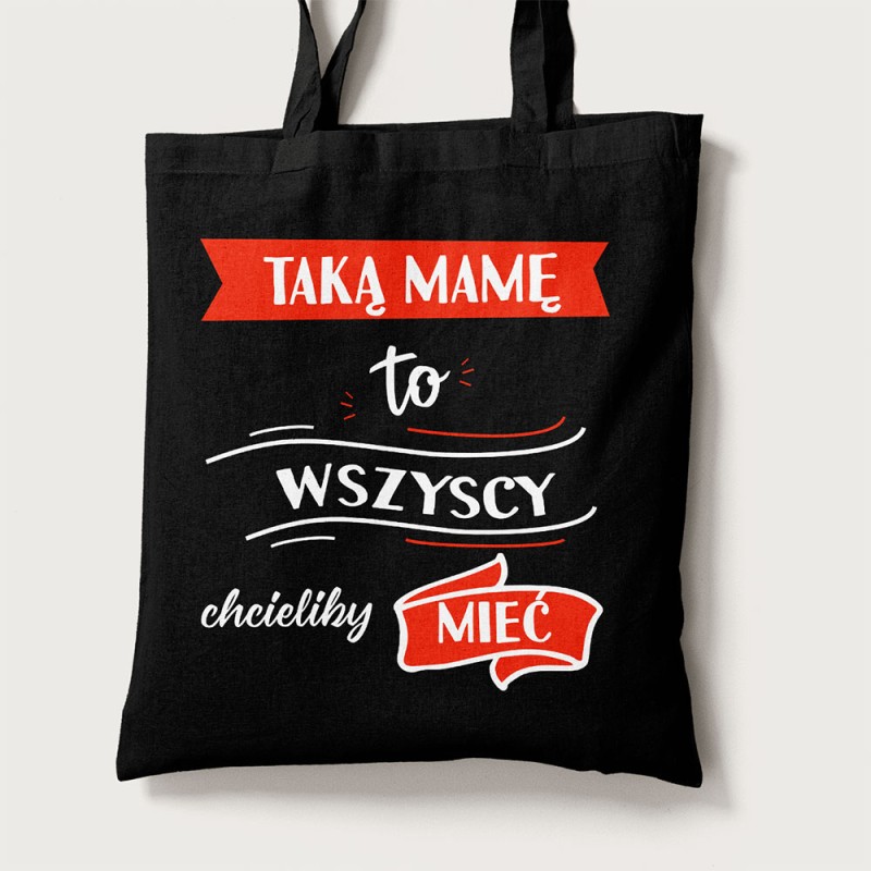 Torba Na Dzień Mamy Ze Zdjęciem i Imieniem