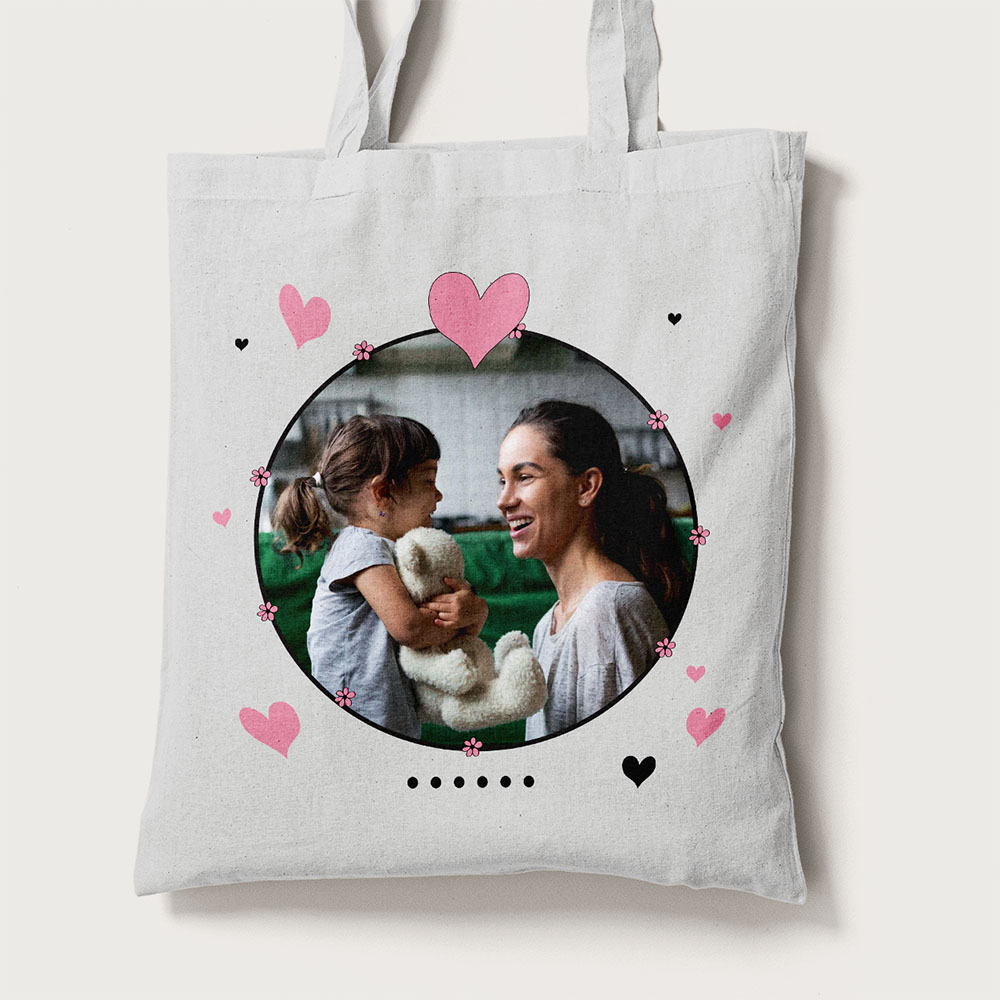 Torba Na Dzień Mamy Ze Zdjęciem i Imieniem