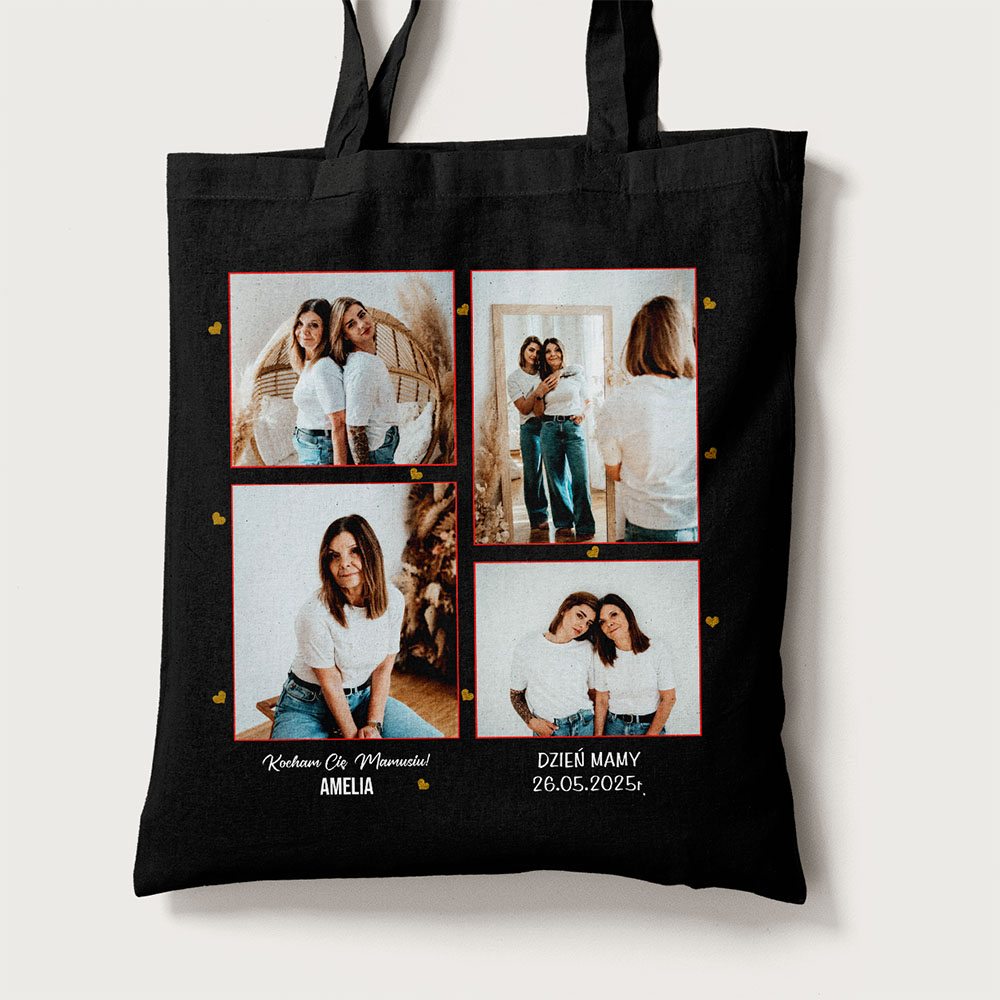 Torba Na Dzień Mamy Ze Zdjęciem i Imieniem