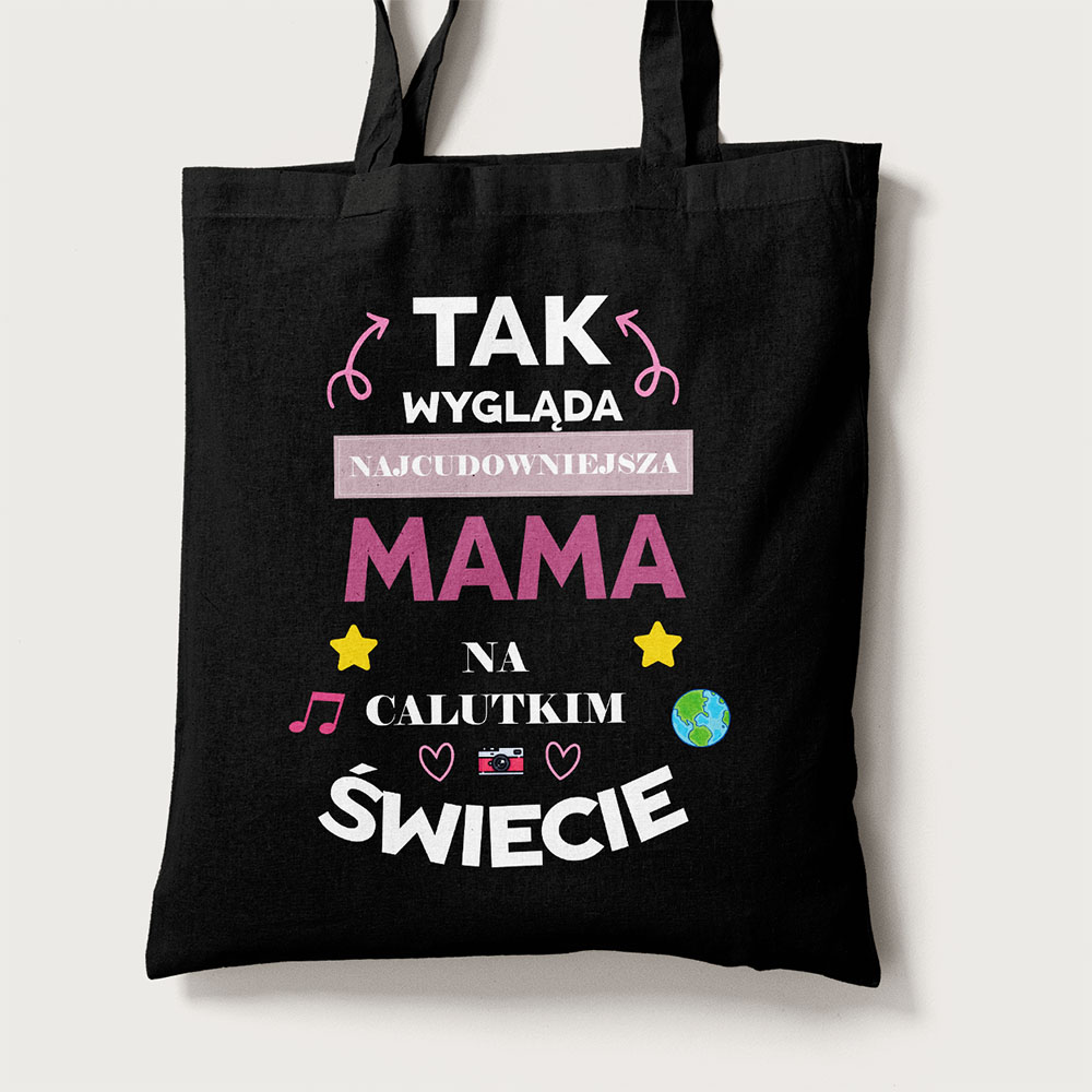 Torba Na Dzień Mamy Ze Zdjęciem i Imieniem