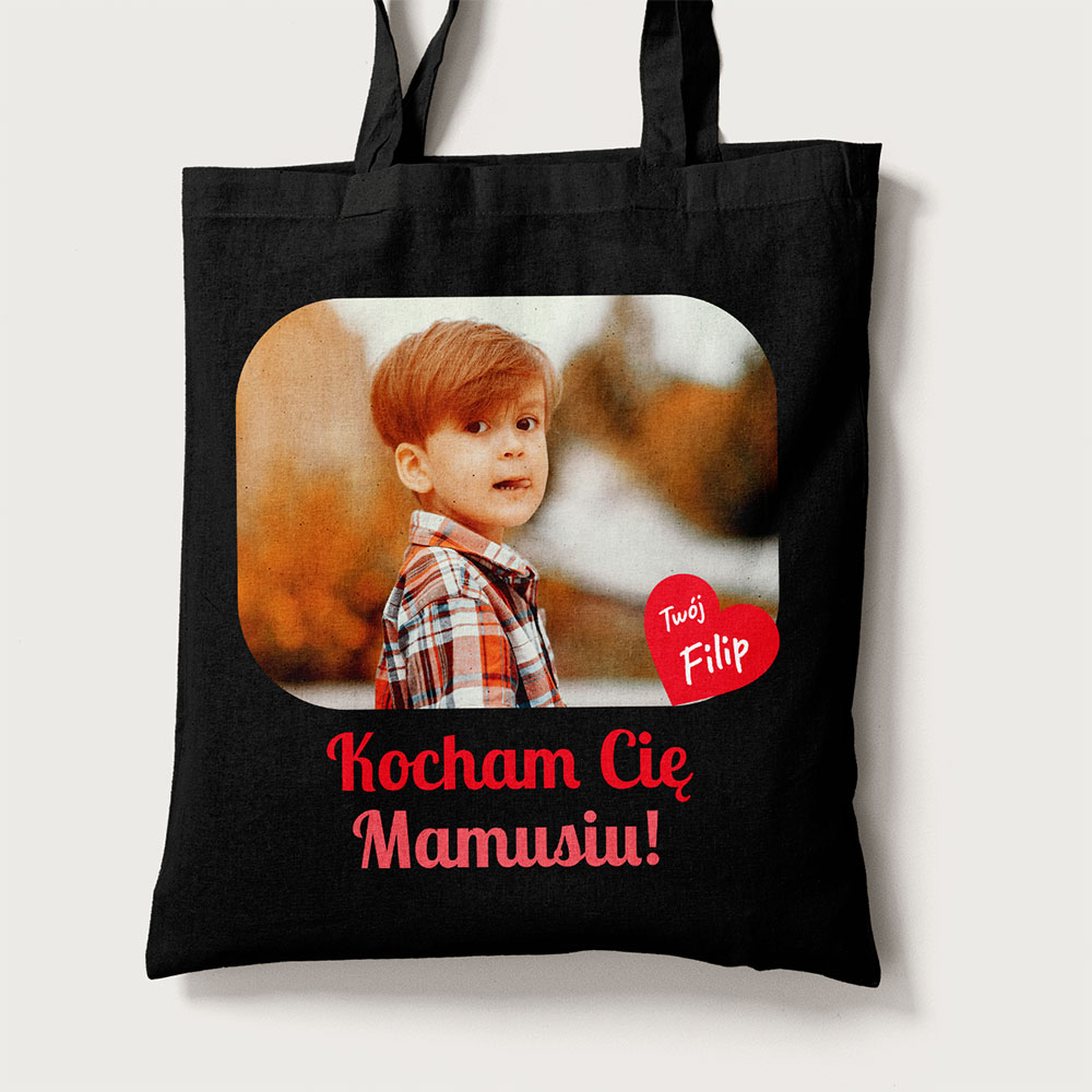Torba Na Dzień Mamy Ze Zdjęciem i Imieniem