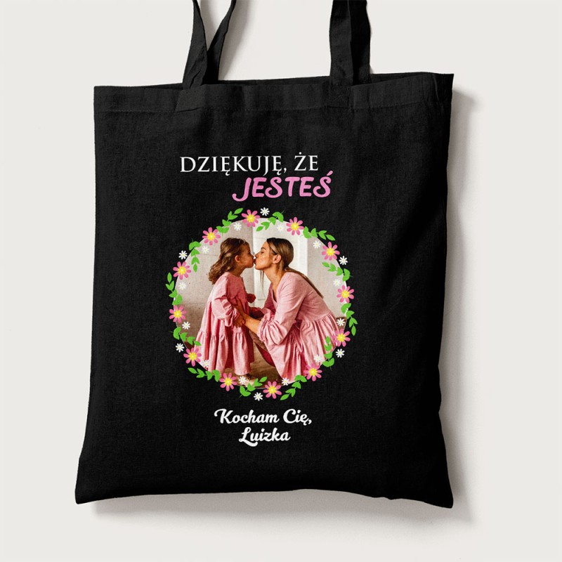 Torba Na Dzień Mamy Ze Zdjęciem i Imieniem