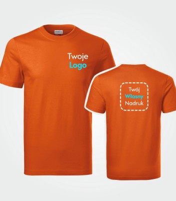 Koszulka Unisex T-shirt z Własnym Nadrukiem 200g – Recall