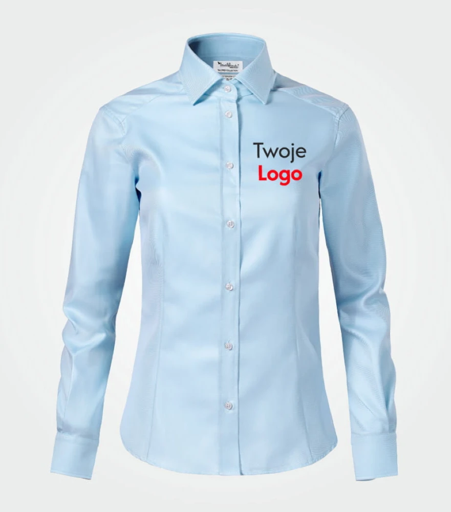 Koszula Damska Długi Rękaw Journey z Własnym Nadrukiem
