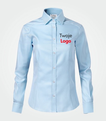 Koszula Damska Długi Rękaw z Własnym Nadrukiem 130g - Journey