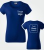 Koszulka Damska T-shirt z Nadrukiem Firmowym 160g - Resist
