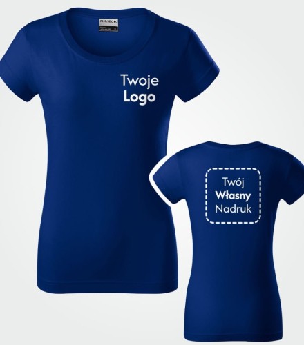 Koszulka Damska T-shirt z Własnym Nadrukiem 160g - Resist