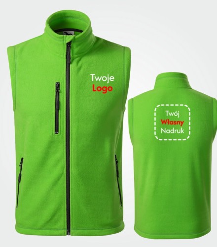 Kamizelka Unisex Polarowa z Własnym Nadrukiem 220g – Exit