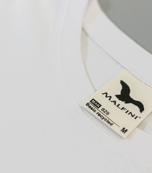 Koszulka Męska Basic Recycled Z Własnym Nadrukiem