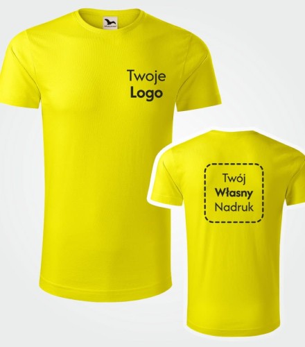 Koszulka Męska T-shirt  z Własnym Nadrukiem 160g - Origin