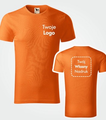 Koszulka Męska T-shirt z Własnym Nadrukiem 160g - Native