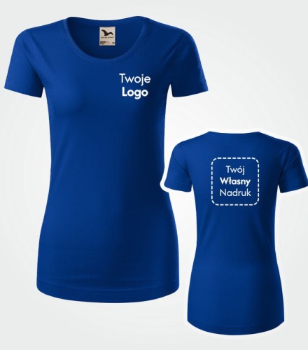 Koszulka Damska z Własnym Nadrukiem 160g - Origin