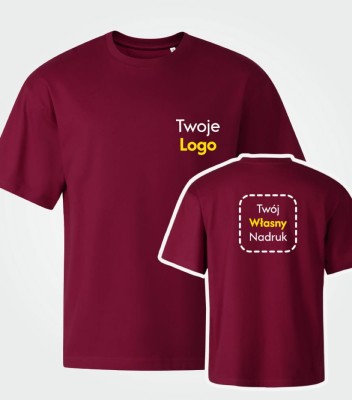 Koszulka Unisex T-shirt z Własnym Nadrukiem 200g - Stage