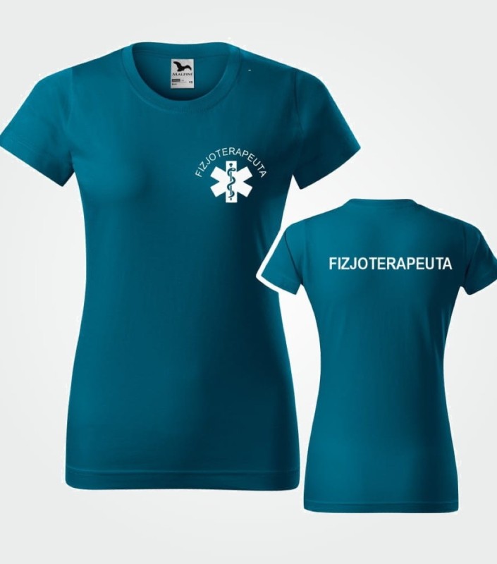Koszulka Damska Medyczna Fizjoterapeuta