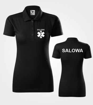 Koszulka Polo Damska Salowa 180g - Single J.