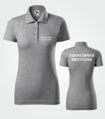 Koszulka Polo Sekretarka Medyczna 180g - Single J.