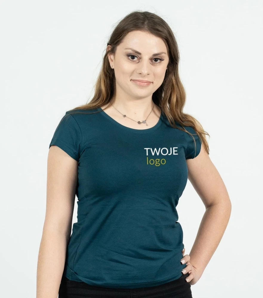Koszulka Damska T-shirt Exclusive Z Własnym Nadrukiem
