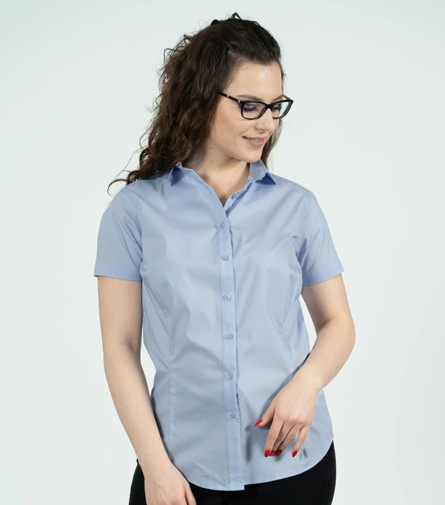 ==Koszula Damska Krótki Rękaw Flash z Własnym Nadrukiem