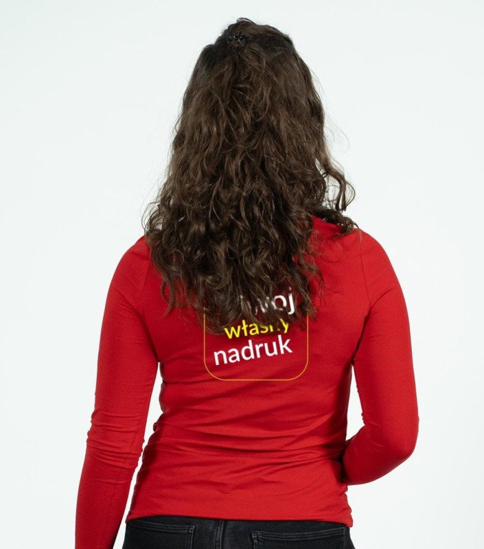 Koszulka Damska Długi Rękaw Brave Z Własnym Nadrukiem