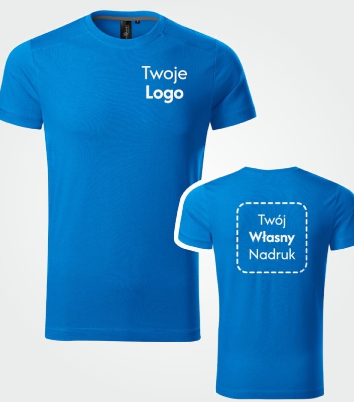 Koszulka Męska T-shirt Action Z Własnym Nadrukiem