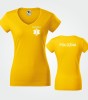 Koszulka V-neck Damska Położna 180g - Fit V-neck