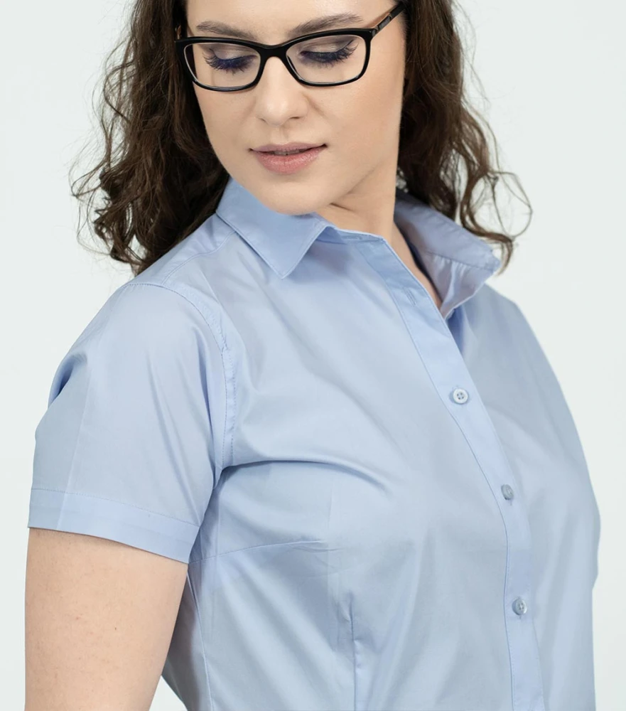 Koszula Damska Krótki Rękaw Flash z Własnym Nadrukiem