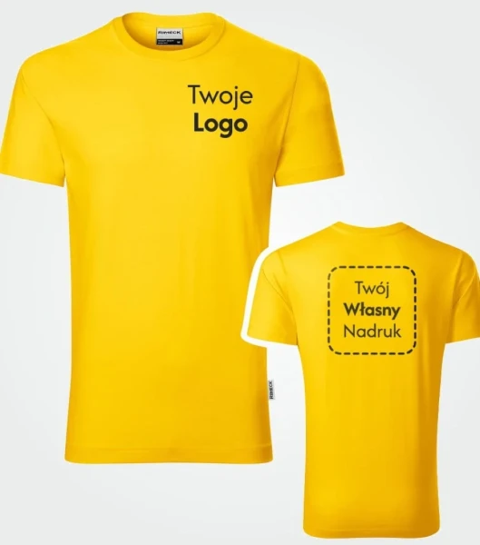 Koszulka Męska T-shirt z Własnym Nadrukiem 160g – Resist