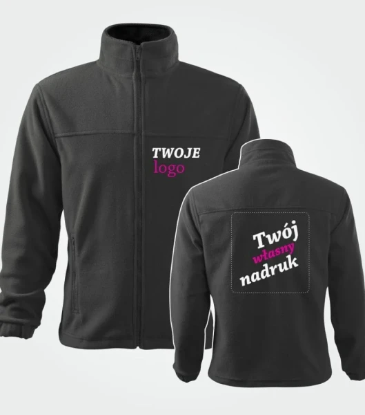 Polar Męski Jacket Z Własnym Nadrukiem