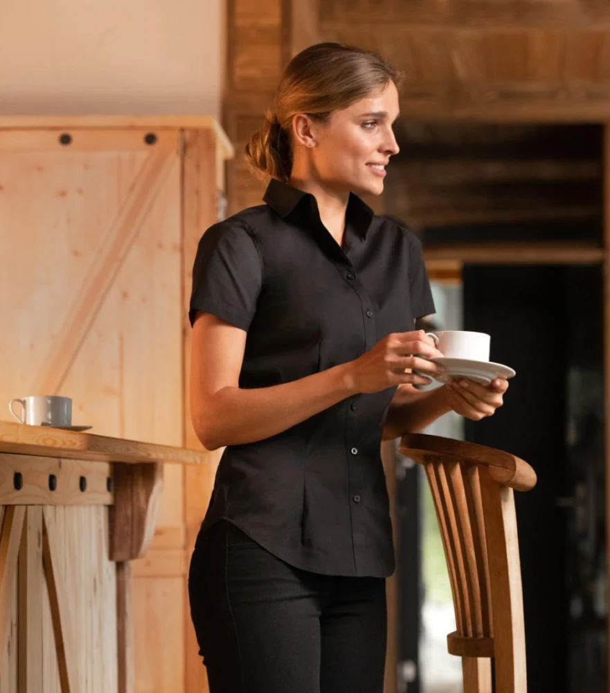 Koszula Damska Krótki Rękaw Flash z Twoim Nadrukiem