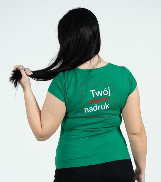 Koszulka Damska Pure Z Własnym Nadrukiem