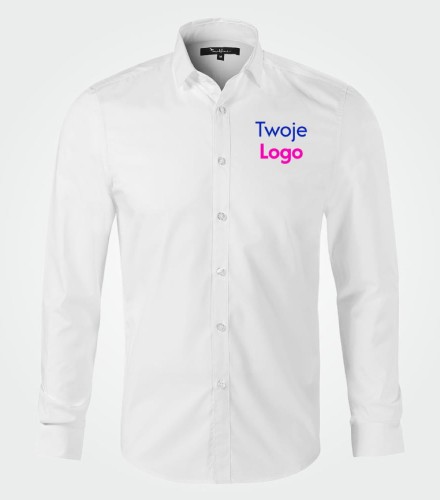 Koszula Męska Długi Rękaw z Własnym Nadrukiem 105g – Dynamic