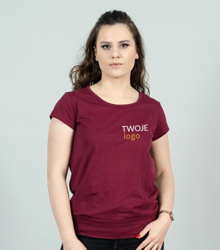 Koszulka Damska T-shirt z Własnym Nadrukiem 150g - City