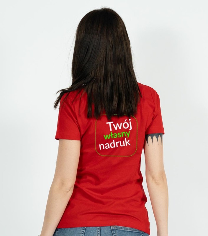 Koszulka Damska Polo Single J. Z Własnym Nadrukiem
