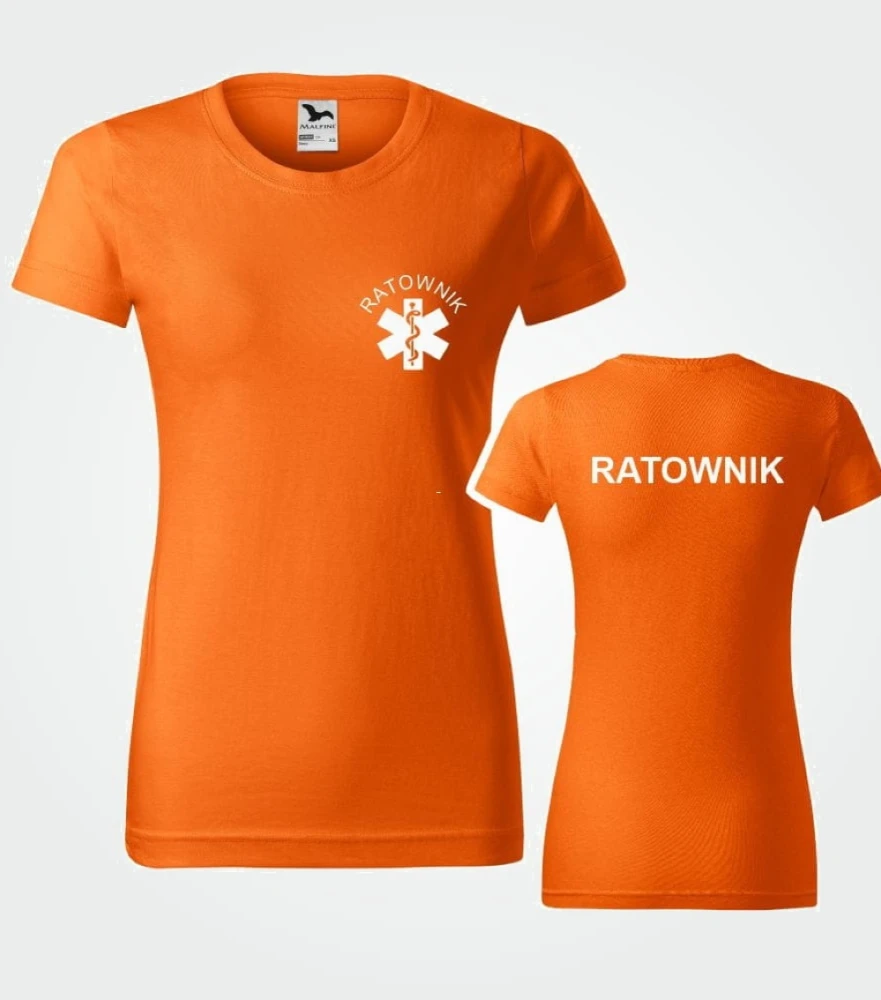 Koszulka Damska Medyczna Ratownik