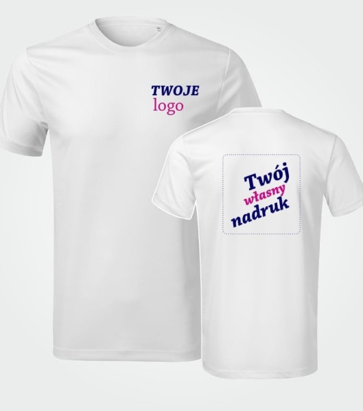 Koszulka Męska T-shirt Chance Z Własnym Nadrukiem
