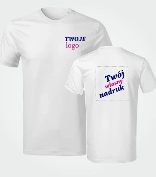 Koszulka Męska T-shirt Chance Z Własnym Nadrukiem
