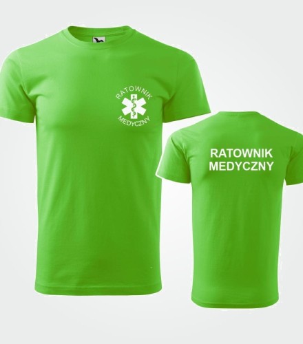 Koszulka Męska Ratownik Medyczny 160g - Basic