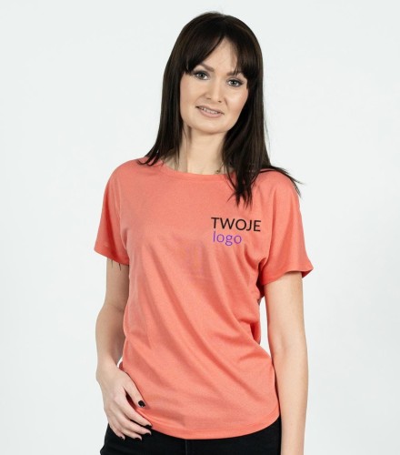 Koszulka Damska T-shirt z Własnym Nadrukiem 140g - Chance