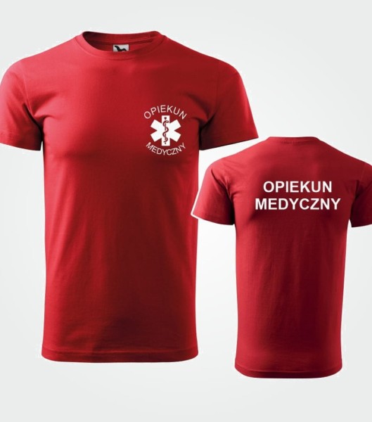 Koszulka Męska Medyczna Opiekun Medyczny