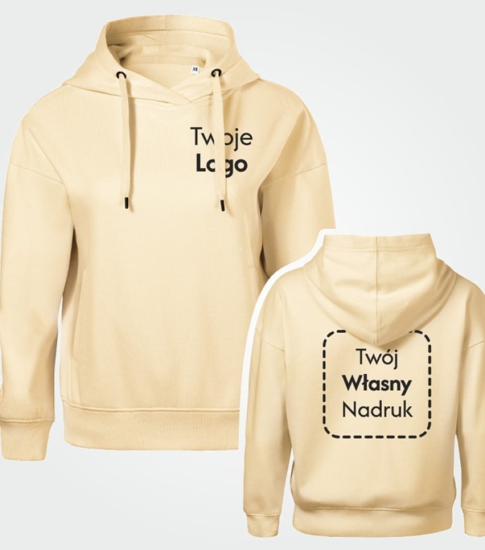 Bluza Damska Moon Z Własnym Nadrukiem