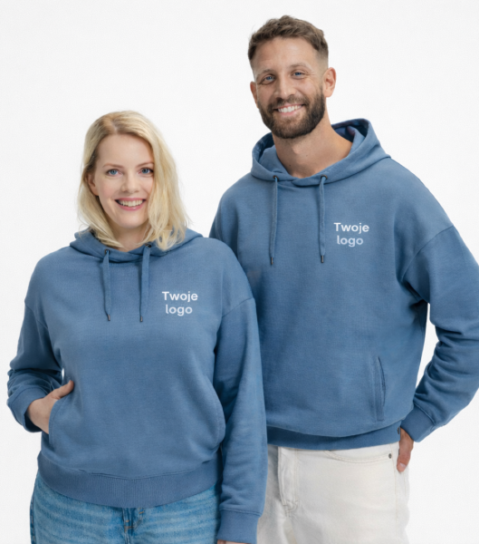 Bluza z nadrukiem firmowym