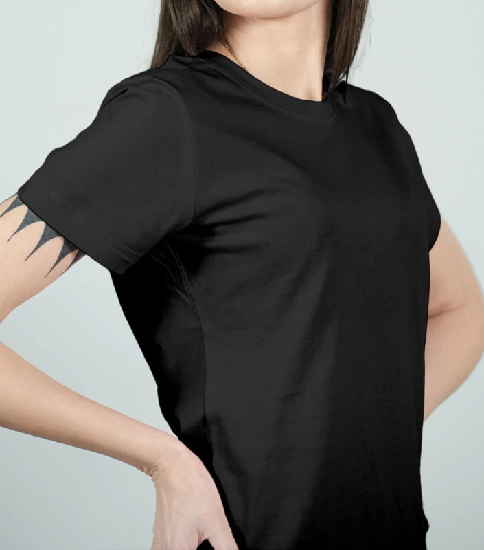 Koszulka Damska T-shirt Basic Z Własnym Nadrukiem