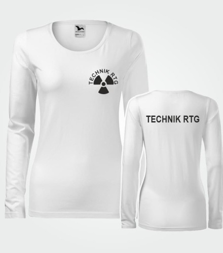 Koszulka Długi Rękaw Damska Technik RTG 180g - Slim