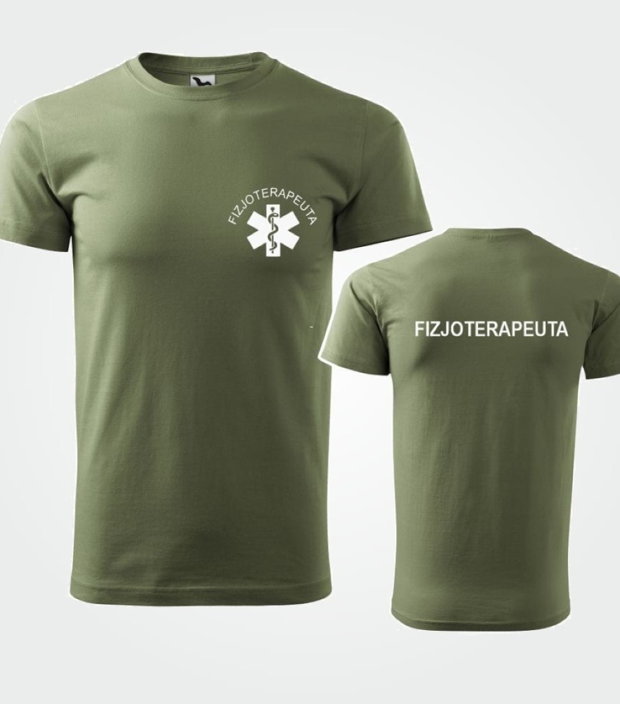 Koszulka Męska Medyczna Fizjoterapeuta