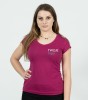 Koszulka Damska z Własnym Nadrukiem 180g - Fit V-neck