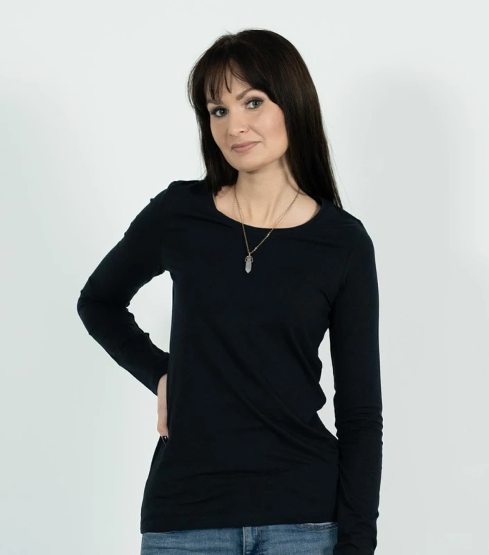 Koszulka Damska Długi Rękaw Z Własnym Nadrukiem