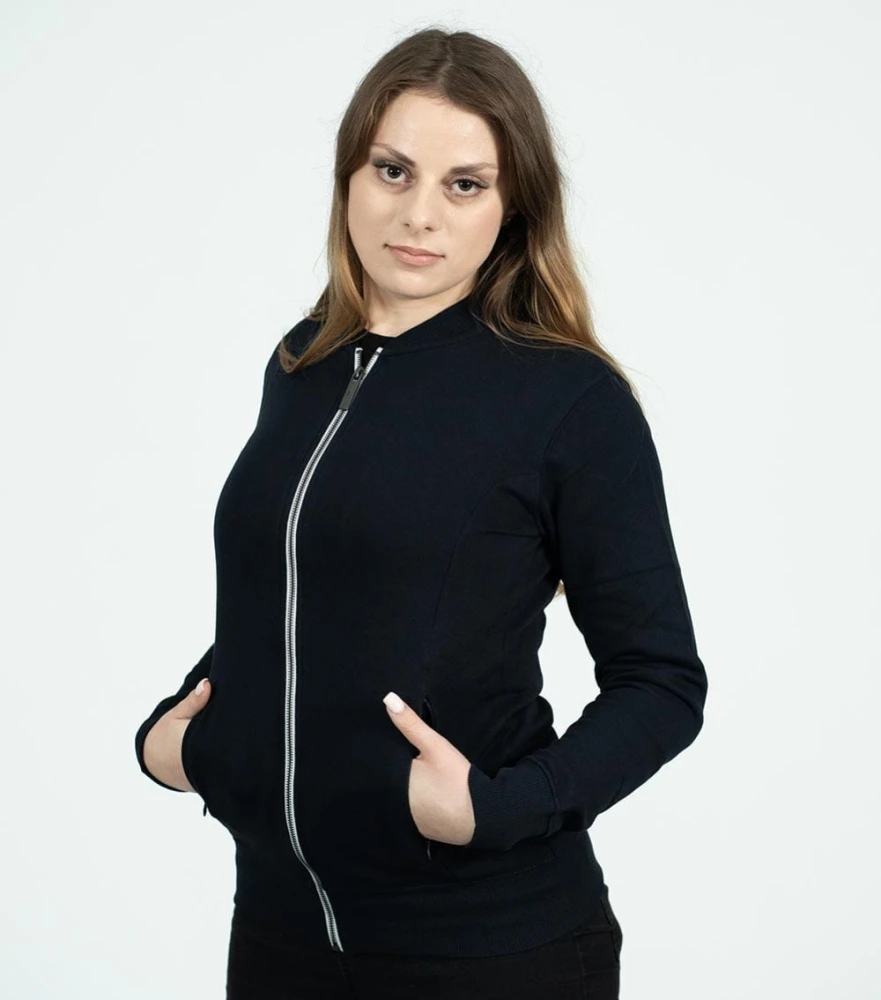 Bluza Damska Bomber Z Własnym Nadrukiem