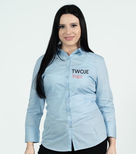 Koszula Damska Rękaw 3/3 z Własnym Nadrukiem 120g – Style 