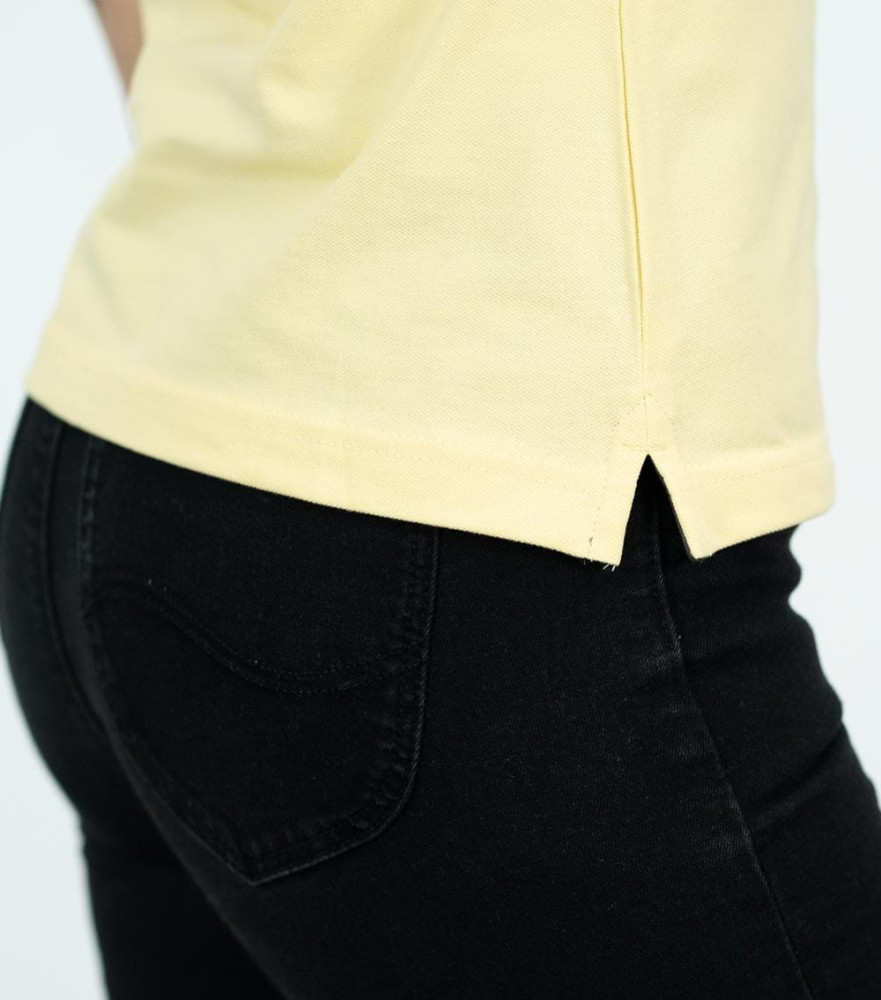 Koszulka Damska Polo Collar Up Z Własnym Nadrukiem